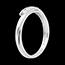 bijoux or Trilogie bipolaire or blanc (PM) - 3 diamants