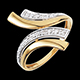 vente en ligne bague nefertiti or jaune 5 diamants