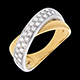 cadeaux femmes bague tandem semi pavee mm 26 carats 26 diamants
