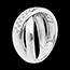 acheter on line Bague tandem or blanc semi pav�e (MM) - 0.26 carats - 26 diamants