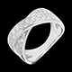bijouteries bague tandem pavee gm carats 36 diamants