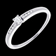 Solitario Octave oro blanco  - 9 diamantes