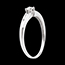 bijouteries Solitaire Octave or blanc (GM) - 0.27 carats - 9 diamants