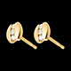 ventes en ligne boucles oreilles trilogie parenthese puces or jau