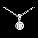 bijoux or pendentif calice diamant beliere mm