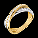 achat anneau tandem pave tgm carats 23 diamants