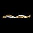 vente Bracelet Torsade or jaune - 22 diamants