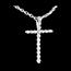 ventes on line Pendentif  croix en or blanc - 17 diamants