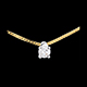 achat en ligne collier solitaire or jaune gm