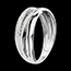 cadeaux Bague Tourbillon or blanc - 6 diamants