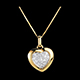 Anh�nger Sweet Heart in Gelbgold - 18 Diamanten
