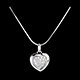 Diamantanh�nger Sweet Heart Blanc - 18 Diamanten