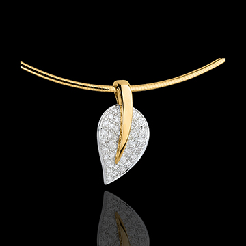 cadeaux Collier pendentif Feuille de vie