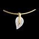 Anh�nger Blatt des Lebens