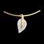 cadeaux femme Collier pendentif Feuille de vie