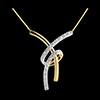 bijouteries Collier Volupt� or jaune pav� - 20 diamants