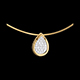 bijou collier pendentif larme de gazelle