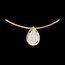 acheter Collier pendentif larme de gazelle