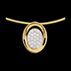 acheter collier alcove or jaune pave gm 37 carats 24 diama