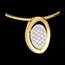 achat on line Collier alc�ve or jaune pav� (GM) - 0.37 carats - 24 diamants