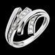 Anillo noche del desierto - empedrado de 12 diamantes