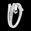 bijou Bague Nuit du d�sert - pav�e de 12 diamants