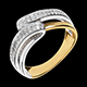 ventes bague serenity or jaune