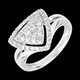 Diamantring Schiffchen