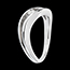 cadeau Solitaire Onde de nuit or blanc