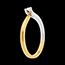 vente on line Solitaire Broche or jaune-or blanc (PM)