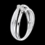 ventes Bague Serenity or blanc - 6 diamants