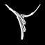 joaillerie Collier douce ombre blanche.