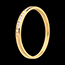 mariage Alliance or jaune semi pav�e - serti rail - 13 diamants