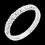 joaillerie Or blanc - 0,5 carat