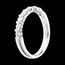 achat en ligne Alliance or blanc semi pav�e - serti barrettes - 0.5 carats - 8 diamants