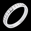 femme Or blanc - 0,4 carat