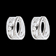bijouteries boucles d oreilles funambule or blanc