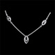 Collier Plumette argent et diamant