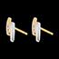 bijoux or Boucles d'oreilles Parenth�ses deux ors