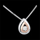 Diamantcollier Tr�ne der Antilope in Rotgold