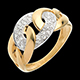 achat en ligne bague sautoir or jaune pave 24 diamants