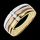 femme bague trilogie trinidad 3 ors