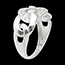 ventes on line Bague sautoir or blanc pav� - 24 diamants