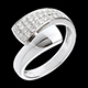 mariages bague tropique or blanc pavee 26 carats 34 diamant