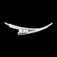 ventes en ligne Collier trilogie �pis or blanc  - 0.21 carats - 3 diamants