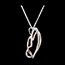 acheter en ligne Collier Coeurs Enlac�s - 18 diamants