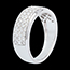 achat Bague pl�iade or blanc pav�e  - 0.63 carats - 45 diamants