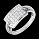 mariages bague insigne pavee or blanc 36 carats 28 diamant