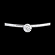 achat en ligne collier cable or blanc puce diamant tgm