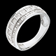 bijouteries anneau mosaique diamants 28 carats 33 diamants